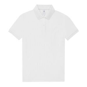 B&C Womens/Ladies My Polo Shirt / White